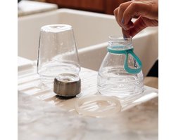 Bouteille en plastique originale KeepCup | Tasse thermos de voyage réutilisable avec couvercle étanche en acier inoxydable, sans BPA et BPS, légère | Moyenne | 18oz / 530ml | Cloud