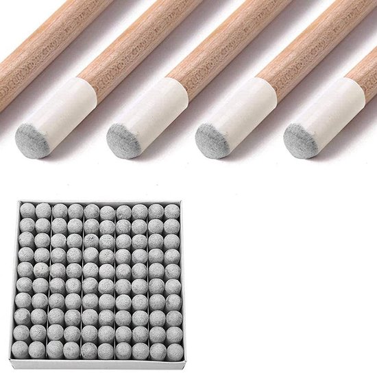 Allecto - Stuks 11mm Billiard Cue Tips - Vervangende Snooker Pool Tip - Hoogwaardige Plastic van Allecto — afbeelding 4