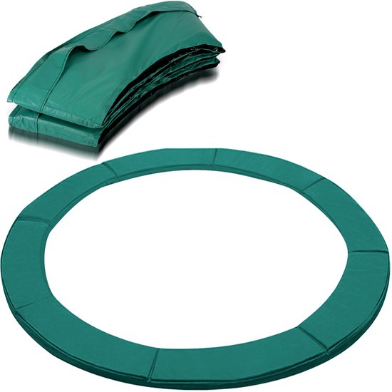 Beschermende trampoline randafdekking 366 cm groen – slijtvast en UV-bestendig