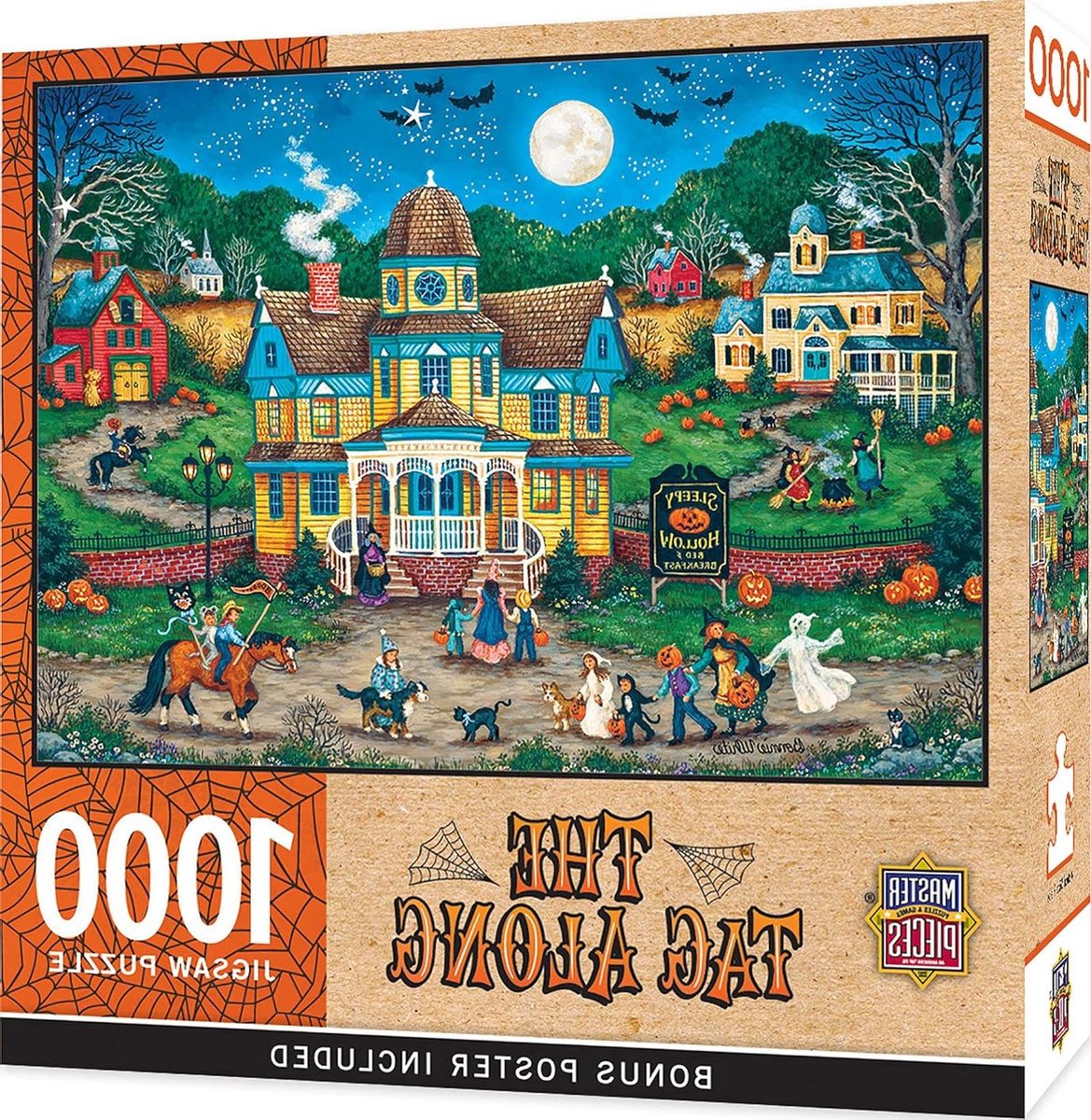 Masterpieces puzzel voor volwassenen, familie of kinderen, 1000 stukjes, The Tag Along van Masterpieces 48,9 x 67,9 cm, Family Owned American Puzzle Company