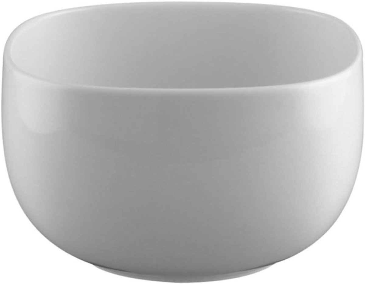 Porseleinen Kom - Serveerschaal - Dips en Salades - Vaatwasserbestendig - Ø 18 cm - Wit