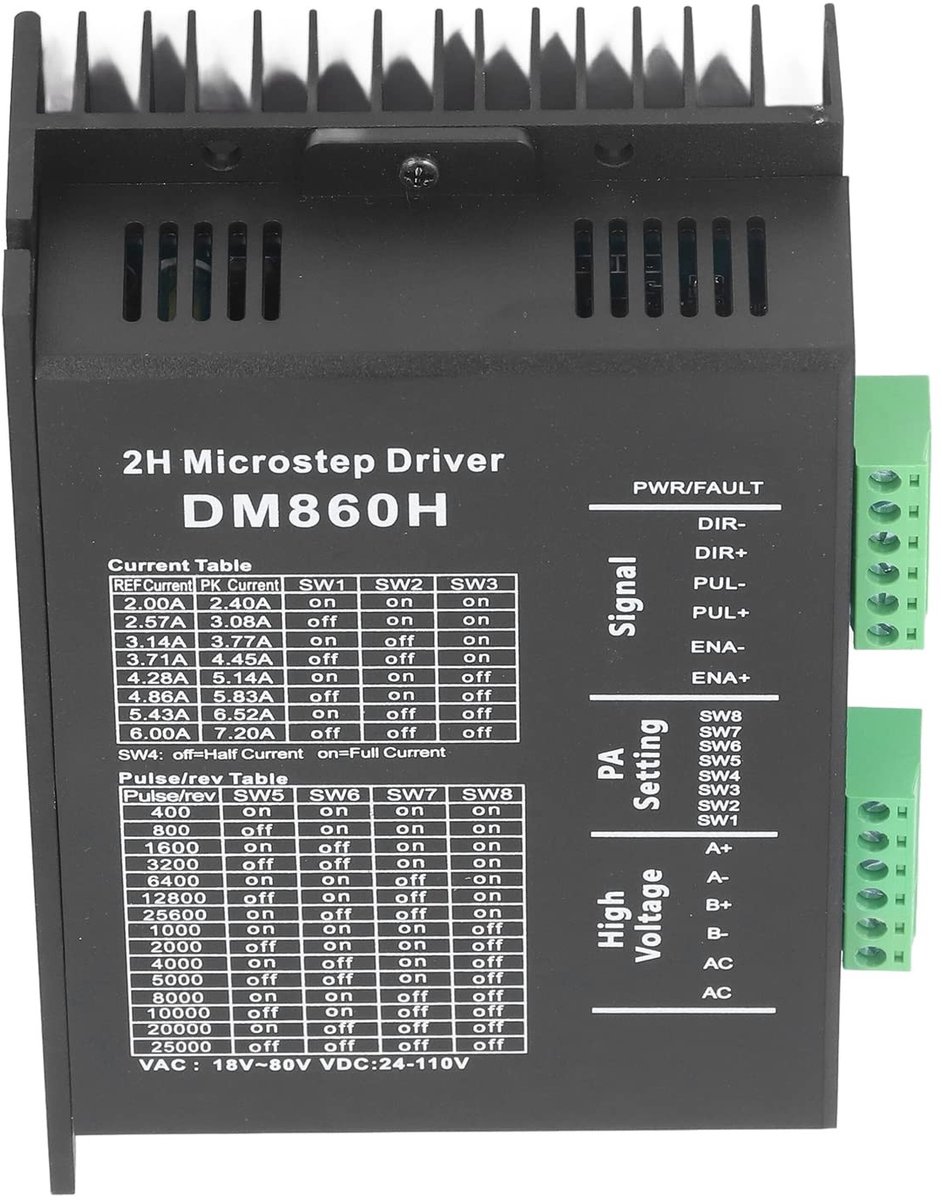 Dailygoods - Dailygoody - Stappenmotorbesturing - Stappenregelaar - Voor 2-fase en 4-fase motoren - DC12-36V of AC12-24V - Ideaal voor hobbyprojecten - Eenvoudige ...