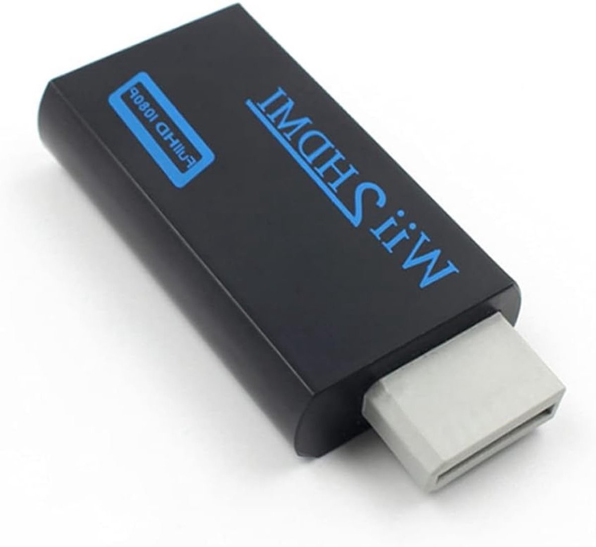 HDMI Converter voor Wii, Ondersteunt Alle Wii Weergavemodi, HD Beelduitgang en 3.5mm Stereo Audio, Converteert naar 720p/1080p