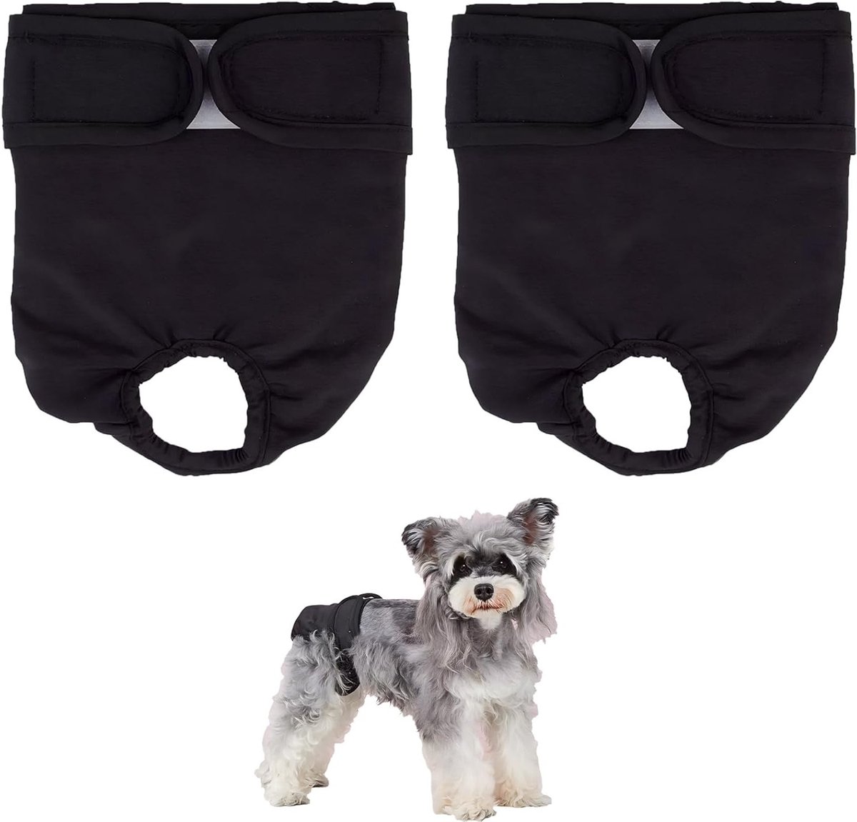 Herbruikbare hondenluiers voor teefjes - Wasbare menstruatiebroekjes, puppy sanitaire pads en seizoensluiers voor vrouwelijke honden