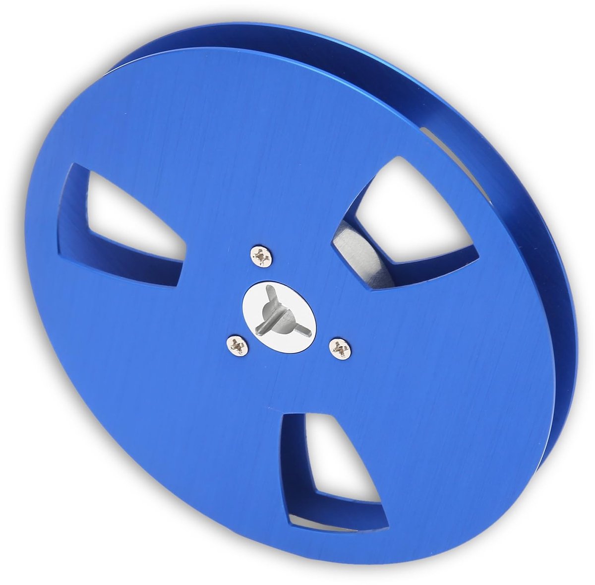 Dailygoods - Dailygoody - Lege Tape Reel - 5 Inch - Aluminium Open Reel - Blauw - Perfect voor Reel-to-Reel Spelers - Geschikt voor audio-opnames - Kleur blauw