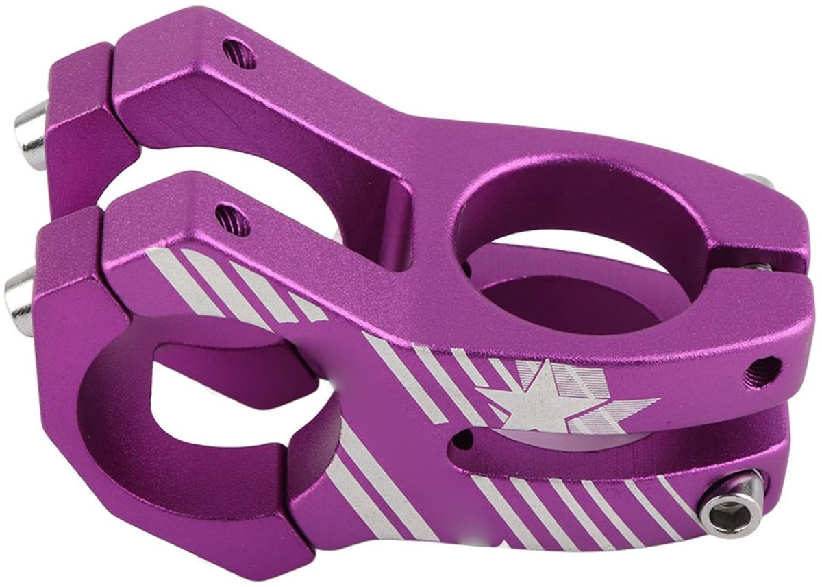 Dailygoods - Dailygoody - Stuurpen - Fietsstuurpen - Verhoger voor mountainbike - Purper - Stuurpenverhoger - Aluminiumlegering - Geschikt voor racefiets - BM