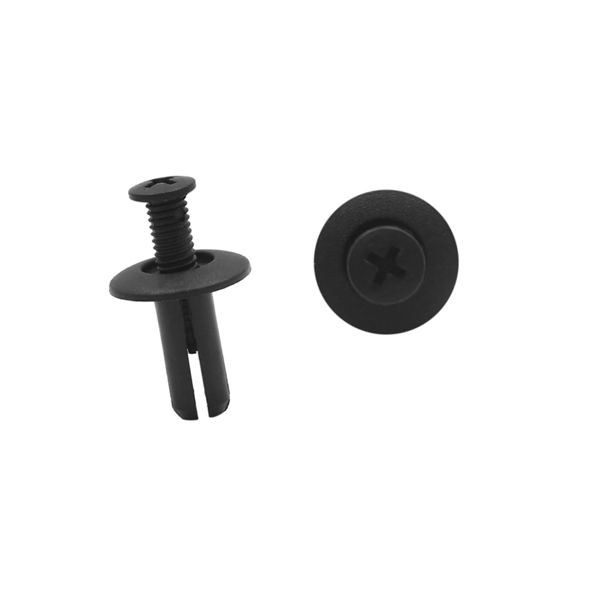 Dailygoods - Dailygoody - Auto Paneel Klinknagels - Spatbord Clips - Stevige Kunststof - Zwart - Universele Clips - Voor Diverse Auto-onderdelen