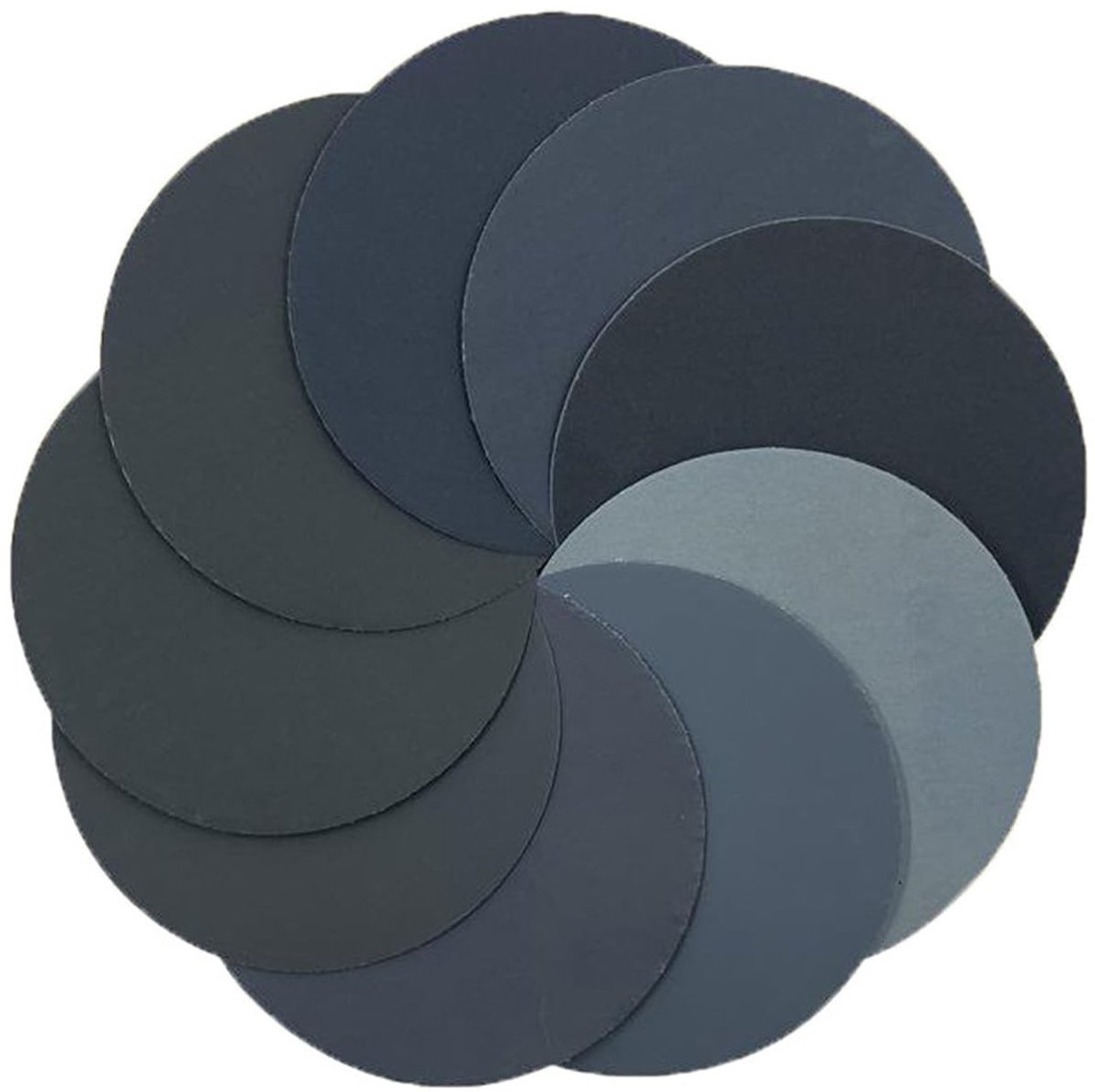 Dailygoods - Dailygoody - Orbital Schuurpapier - 24 Stuks - 125mm - Verschillende Korrelgroottes - Perfect voor Hout en Metaal - Geschikt voor Orbital Schuurmachin