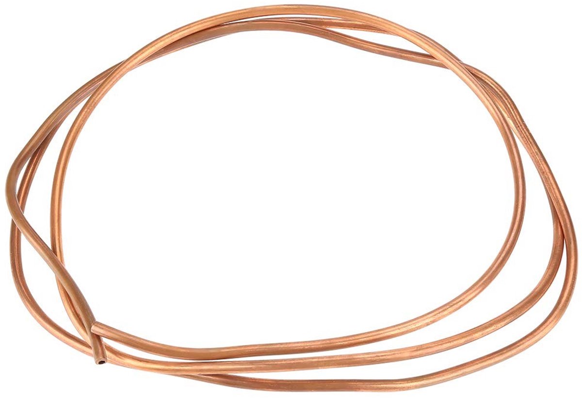 Dailygoods - Dailygoody - Soft Copper Tube - Koperbuis - Voor Koeling en Loodgieterswerk - 5mm Buiten Diameter - Geschikt voor Elektrische Toepassingen - 2 Meter