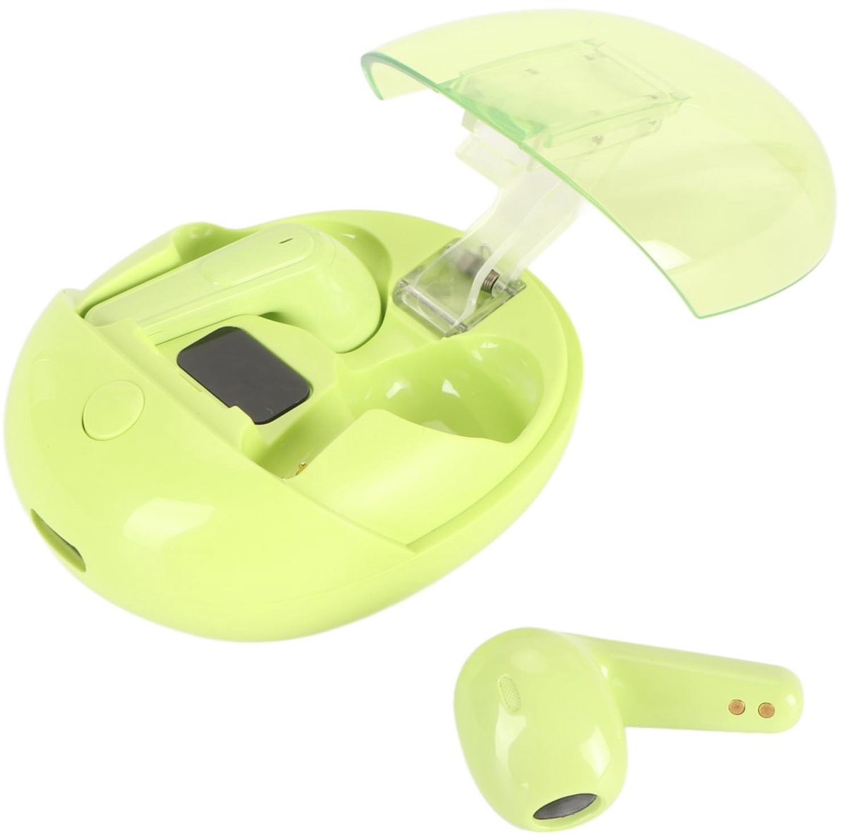 Dailygoods - Dailygoody - Draadloze oordopjes - Ruisonderdrukkende hoofdtelefoon - Transparant oplaadhoesje - Sporthoofdtelefoon in ear - Geschikt voor hardlooptra...