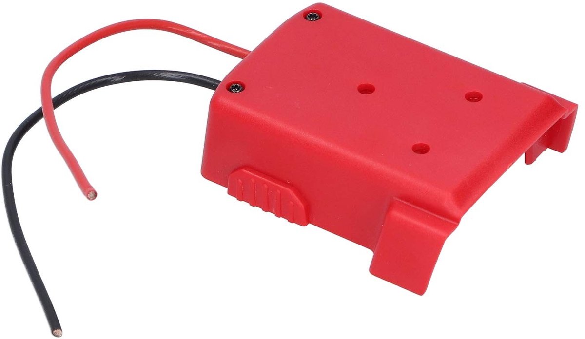 Dailygoods - Dailygoody - ABS-batterijadapter - Batterijconverterconnector - Veilig en betrouwbaar - Geschikt voor Milwaukee M18 - Duurzaam en handig - 18V-batteri