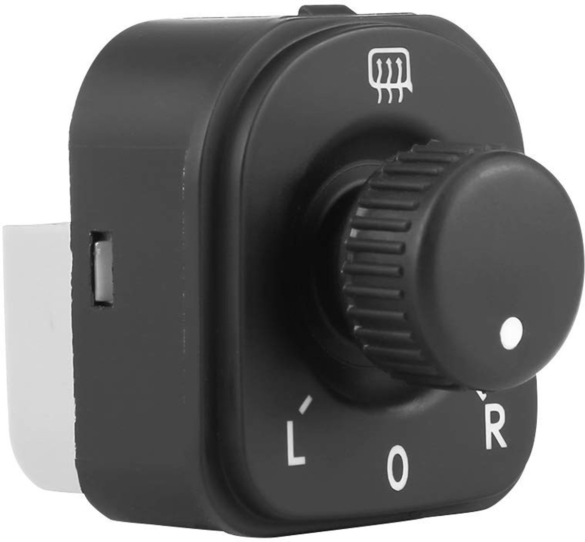 Dailygoods - Dailygoody - Auto Zijspiegel Controle Schakelaar - Vervangbare Knop - Zwart - Voor V W f 5 Jett a MK5 Pessa t V W 1F7 1F8 - Kwaliteit - Geschikt voor