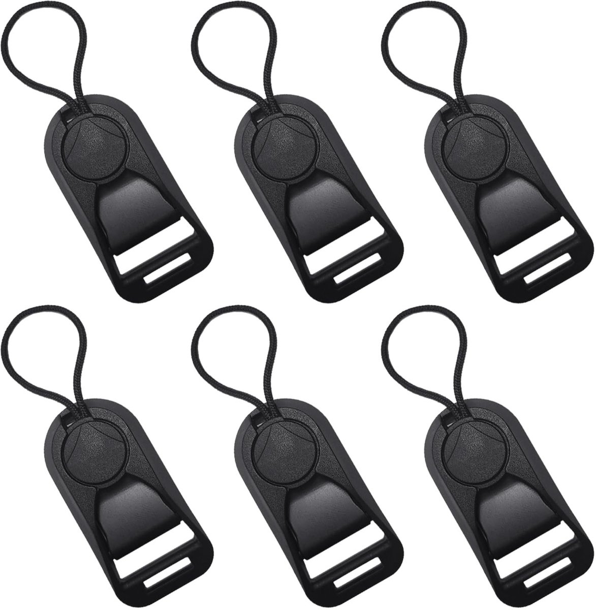 Dailygoods - Dailygoody - camerariem-adapters - snelsluitriem - sterke kunststof - zwart - ontgrendelingsadapter - camera-snelsluitclip - uniseks-volwassene - zwart