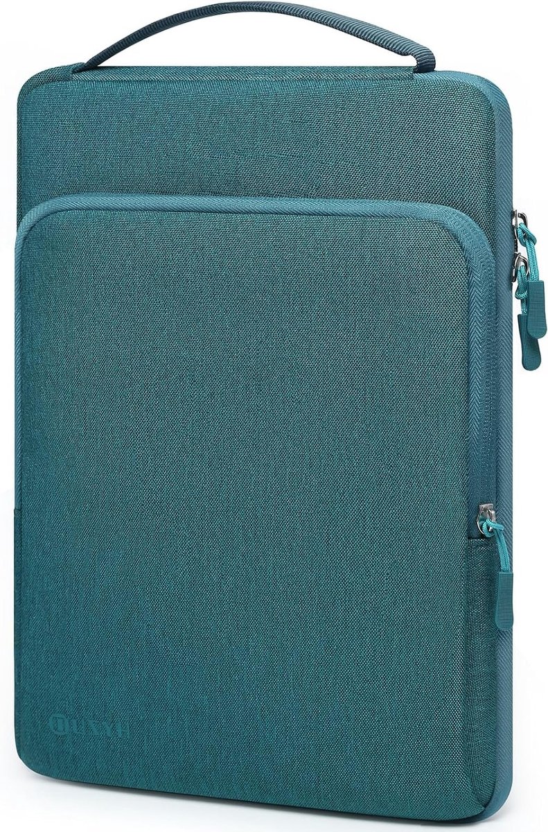 Laptop Sleeve 13.3-14 Inch - Beschermende Tas voor MacBook Pro, Air en Surface Laptop - Donkergroen Notebook Bescherming