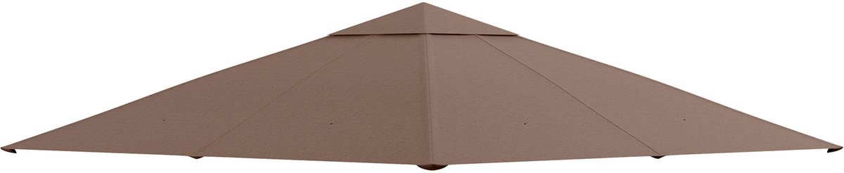 Bruin-polyester-prieel-dakdoek-vervanging-298x295cm