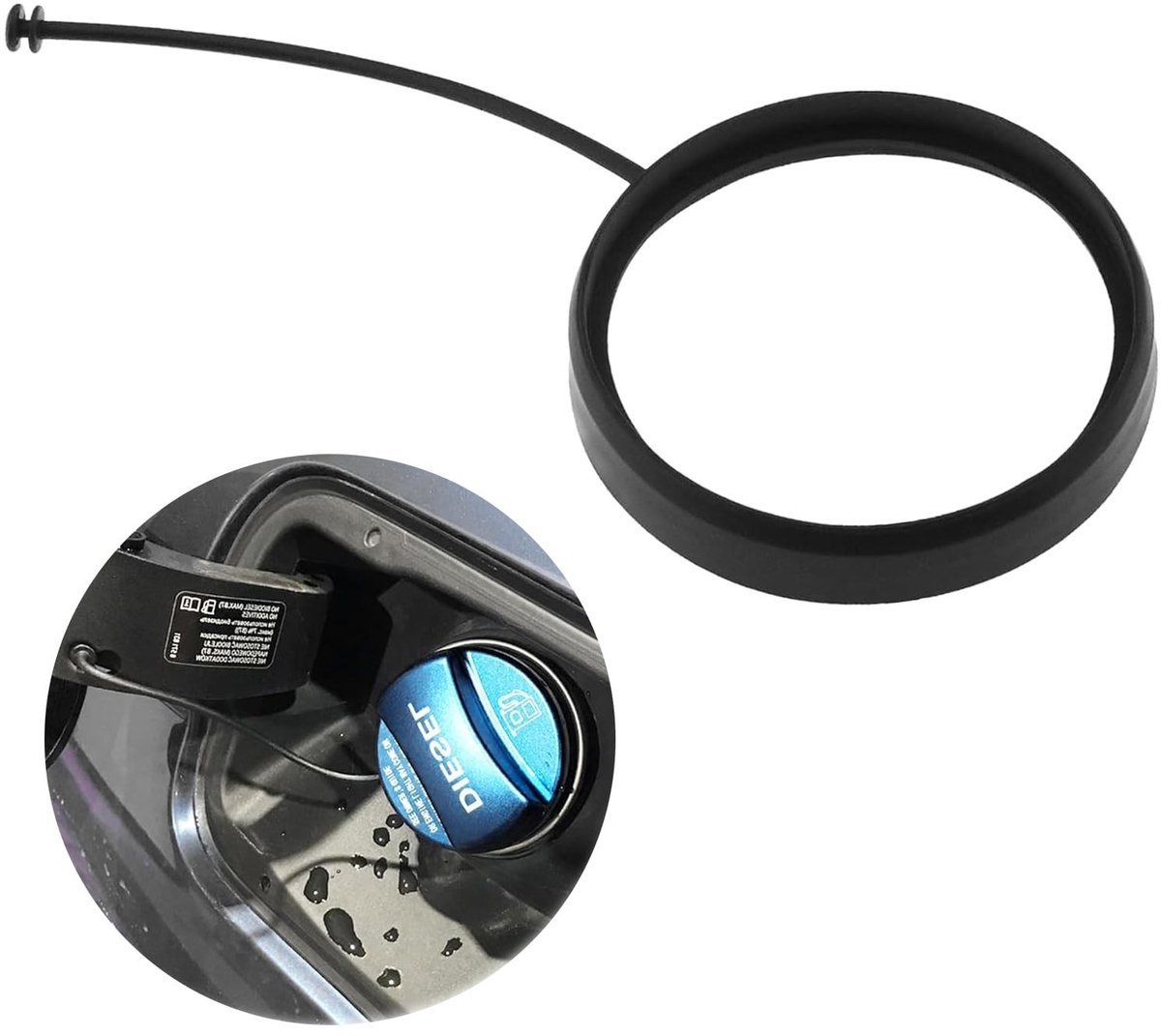 Dailygoods - Tankdeksel Houder voor Mercedes-Benz Auto