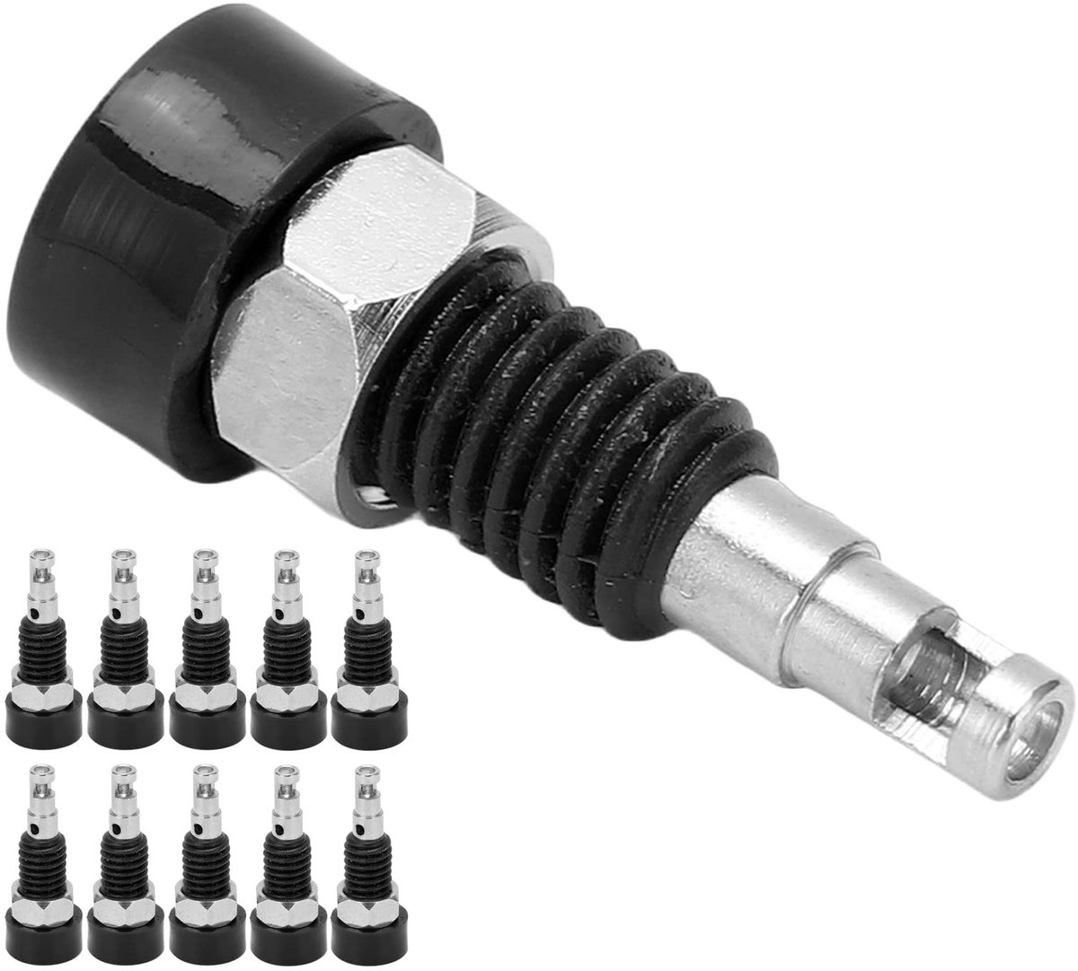 Dailygoods - Dailygoody - Banana Socket - Mini Binding Post - Adapter voor Elektronische Instrumenten - Zwart - Connectoren voor Apparaten - Voor Professioneel Geb...