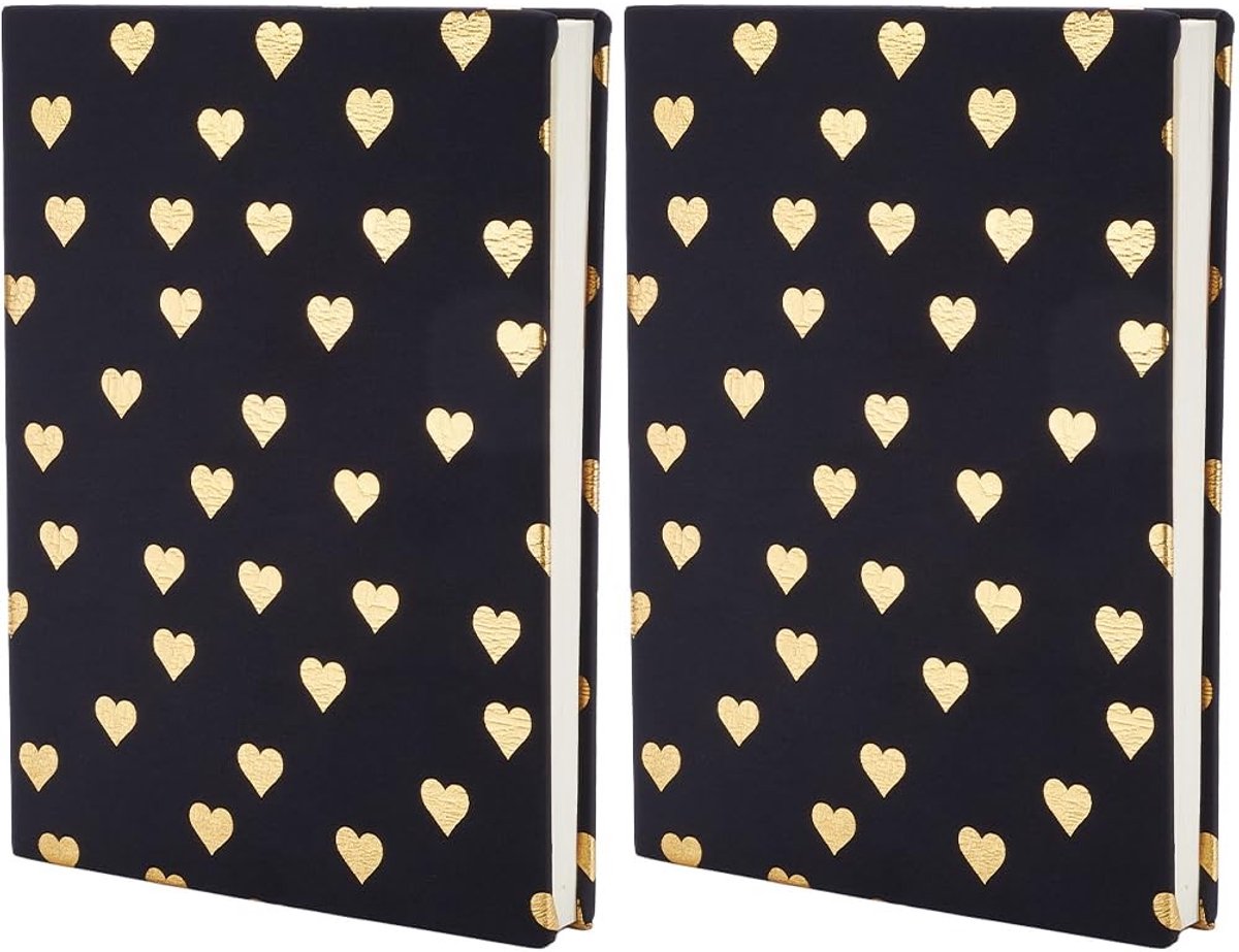 Dailygoods - Heart Rekbare Boekenkaft 15 x 23 cm voor Hardcover Boeken