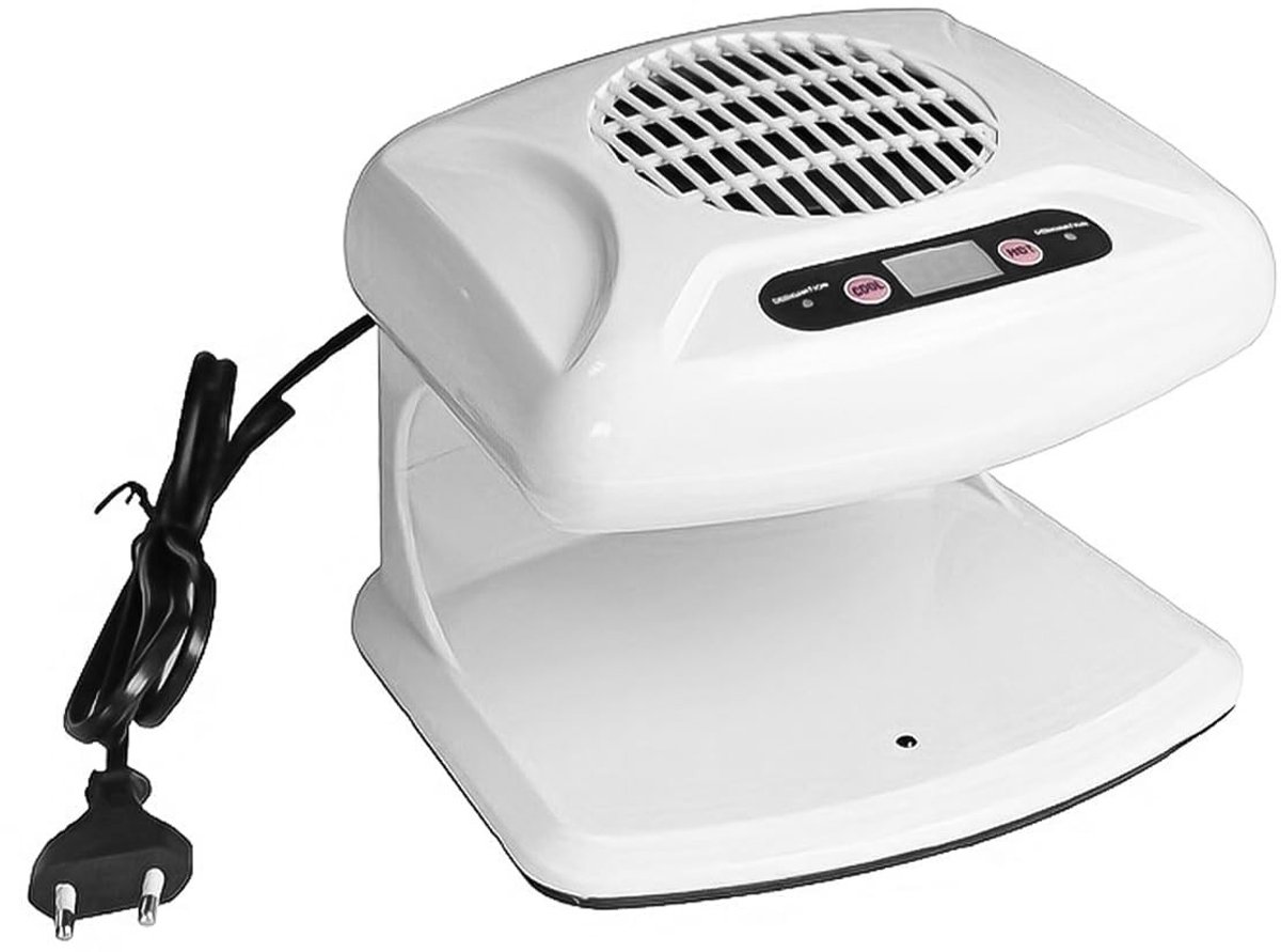 Dailygoods - Dailygoody - Luchtkoeler - Dubbele Luchtkoelers - Automatische Aanpassing - Wit - Luchtverfrisser - Ideaal voor Badkamer en Salon - 300 W