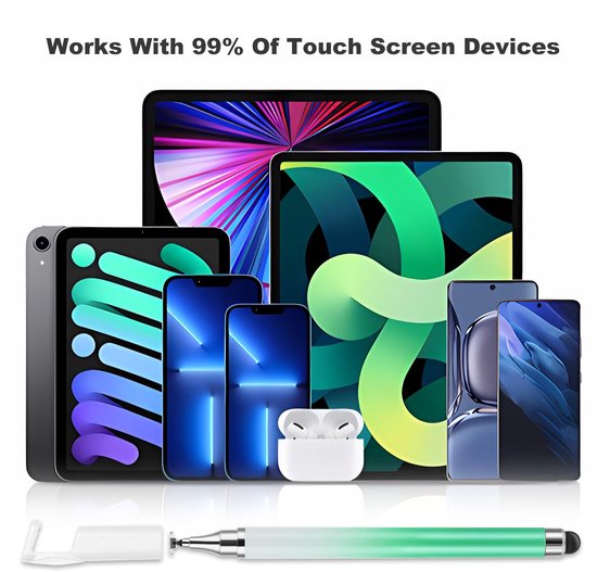 Dailygoods - Dailygoody - Dual-end styluspennen - Aanraakscherm - 2-in-1 styluspen - Kleurrijk - Universeel compatibel - Perfect voor smartphone en tablet — afbeelding 5