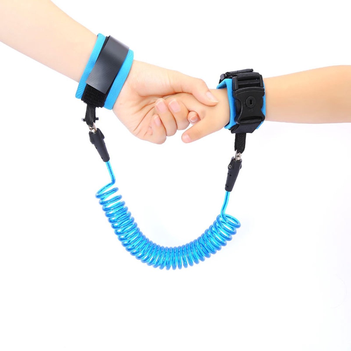 Dailygoods - Dailygoody - Veiligheidsriem - Anti-verlies - 360 graden - Elastisch - Blauw - Veiligheidsband - Kinderen - Geschikt voor wandelen - Blauw model