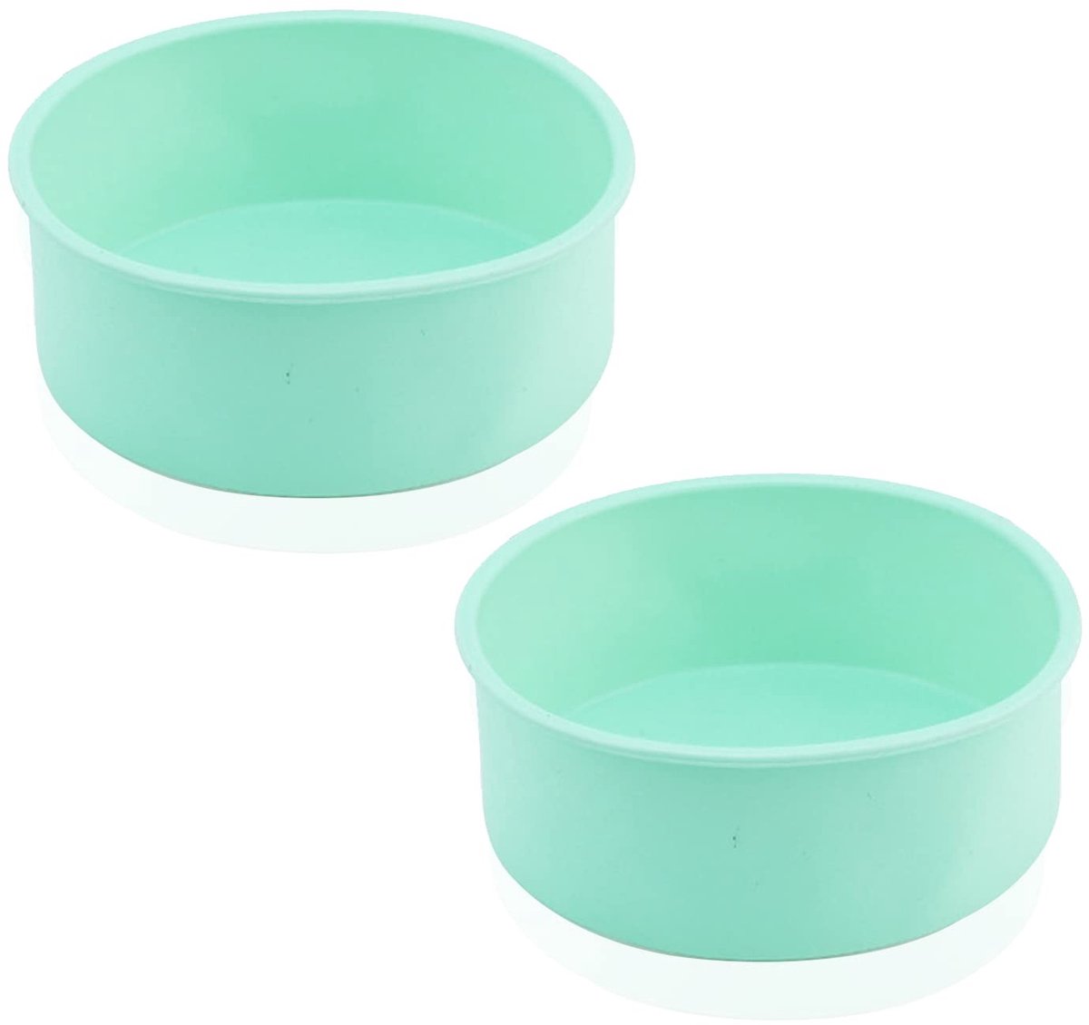 Dailygoods - Dailygoody - Siliconen Bakvorm - Taartvormen 20 cm - Anti-aanbaklaag - Voor Gelaagde Cake - Vaatwasserbestendig - Perfect voor Bakplezier