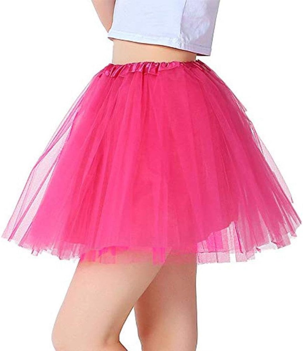 Gelaagde Tutu Rok voor Volwassenen in Roze, Perfect voor Feestjes, Verkleedpartijen en Hens Night