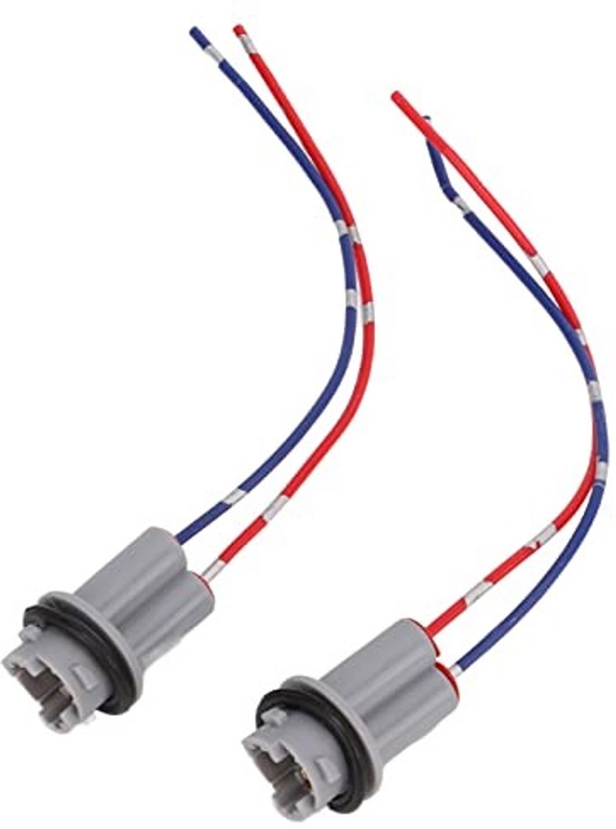 Dailygoods - Dailygoody - Pigtail Light Socket - T15 Lamphouder - DIY Installatie - Lila - LED Lamp - Geschikt voor Auto en Vrachtwagen