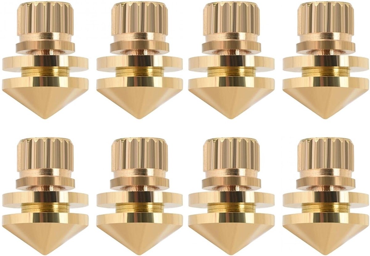 8 Stuks Speaker Spike Pads voor Vloerbescherming, Geluidsisolatie en Stabiliteit van Speakers