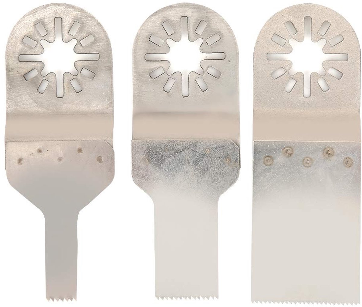 Dailygoods - Dailygoody - Multifunctionele Zaagbladen - Accessoires voor Oscillatiezaag - Duurzaam en veelzijdig - 3-delig - Geschikt voor hout en metaal - Ideaal