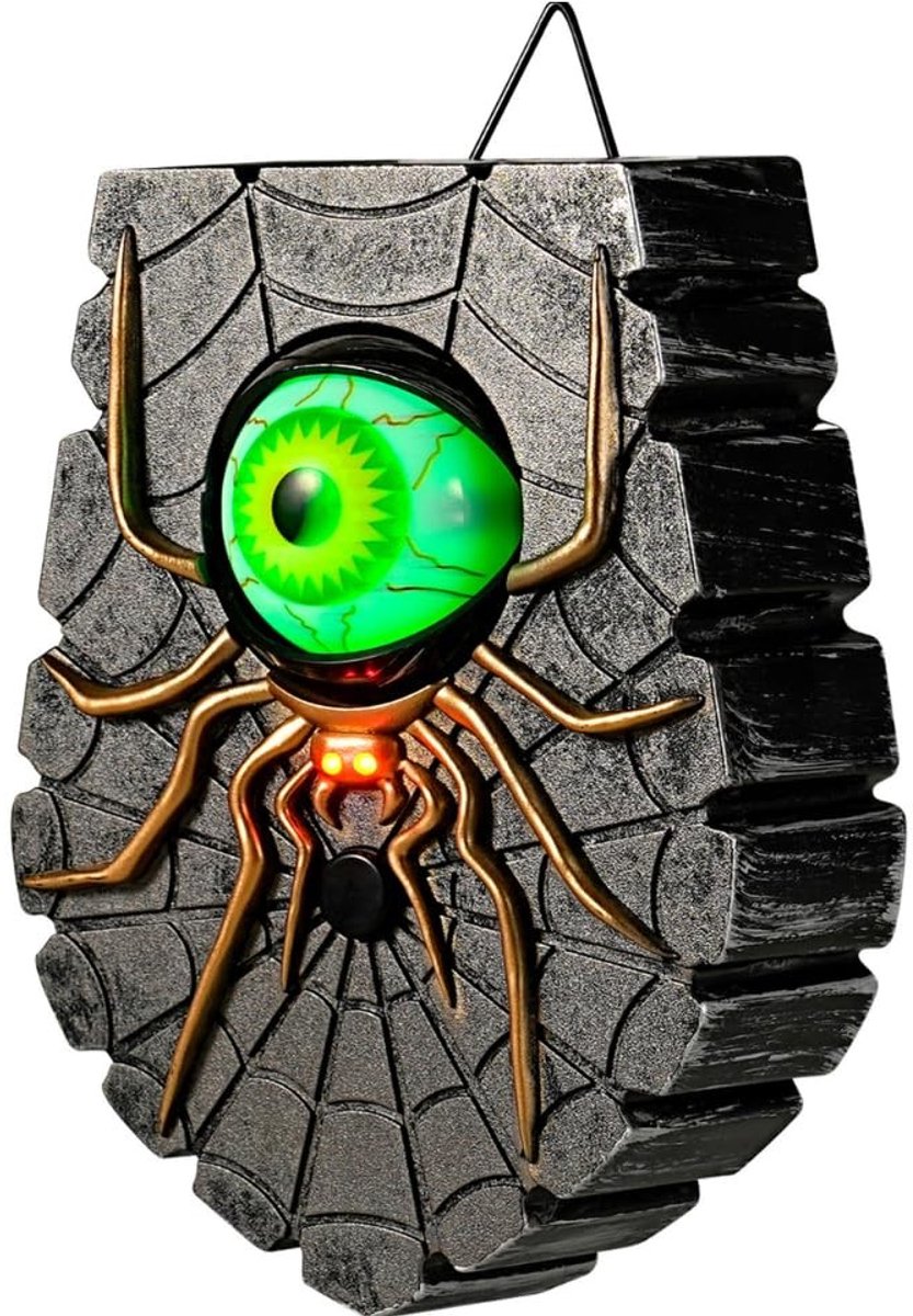 Dailygoods - Cosensi - Dailygoody - Halloween Deurbel - Creepy Deurbel - Spookachtige Eyebal - Grijs - Halloween Decoratie - Gezellig voor Feesten - Interactieve Eye
