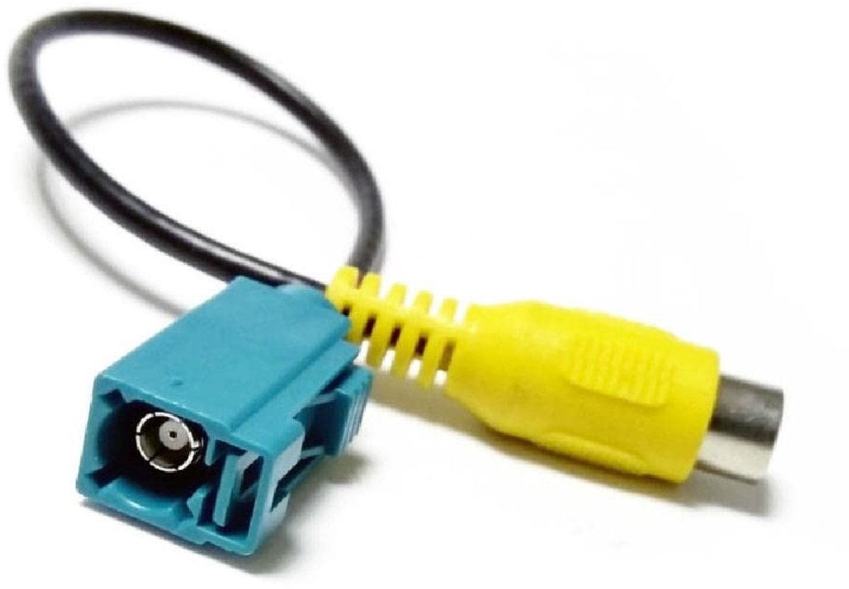 Dailygoods - Dailygoody - Achteruitrijcamera - naar Fakra Adapter - Universeel - Video-aansluiting - Geschikt voor M-ecedes B-enz en F0rd - 1 Meter
