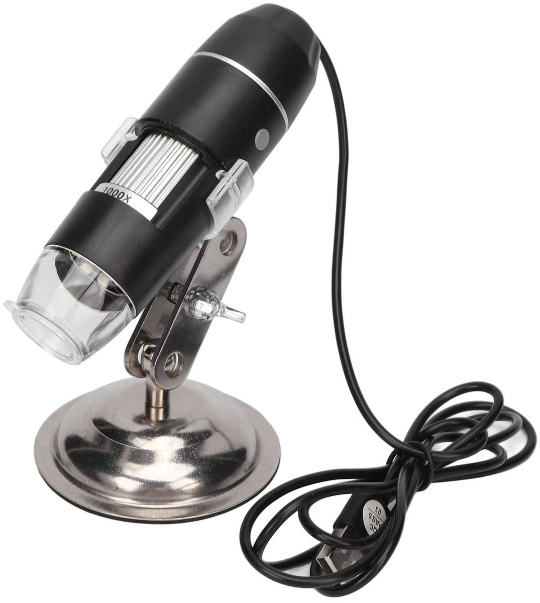 Dailygoods - Dailygoody - Huidhoofdhuid - Haar microscoop - Draagbaar en multifunctioneel - Zwart - Hoofdhuidanalyse - Gezondheidsanalyser voor schoonheidssal