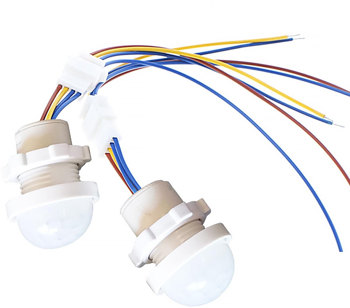 Dailygoods - Dailygoody - Bewegingsmeldermodule - Bewegingssensor - Hoge gevoeligheid en stabiliteit - 2 stuks - Lichtschakelaar - Geschikt voor 3-40 W verlichting
