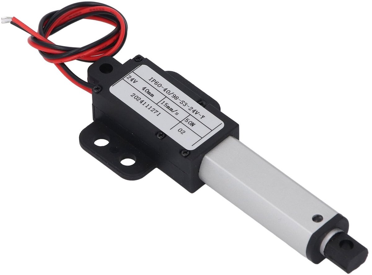 Dailygoods - Mini Lineaire Aandrijving, 40 mm Slag, 24V Elektrisch