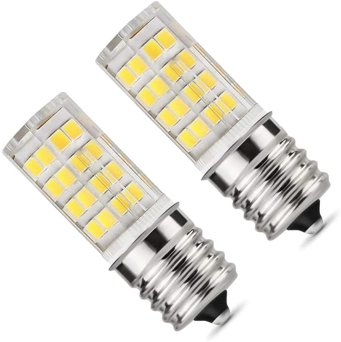 Set van twee dimbare E17 5W LED-lampen voor de magnetron.