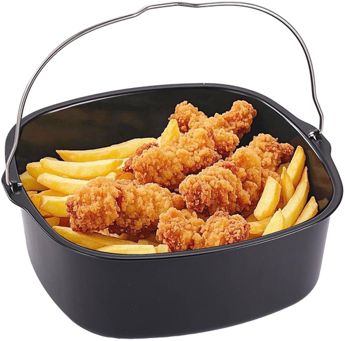 Dailygoods - Hittebestendige Bakvorm voor Heteluchtfriteuse met Handvat
