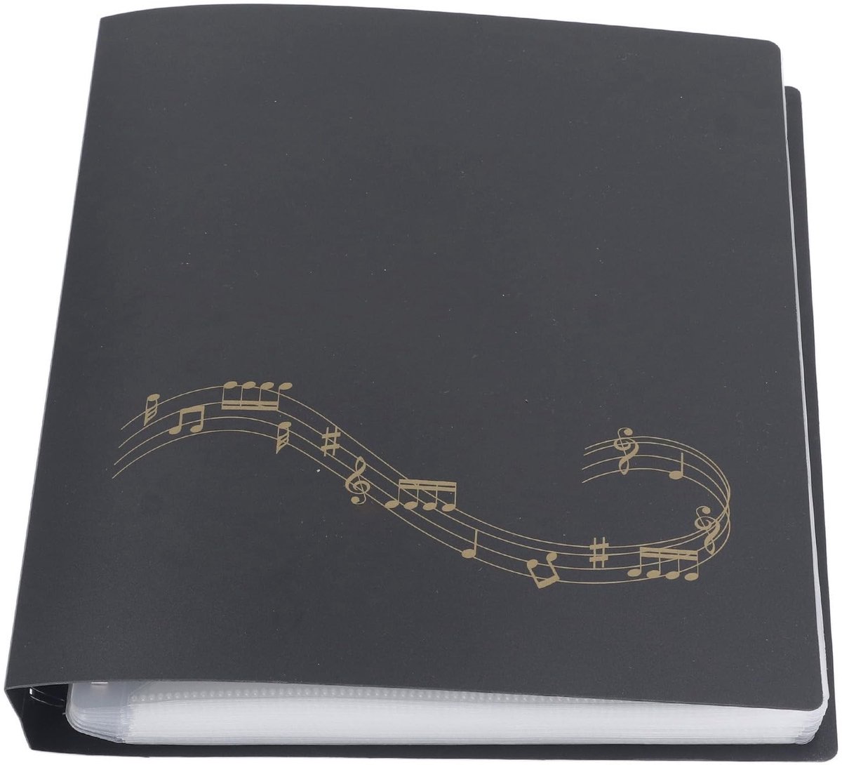 Dailygoods - Dailygoody - Bladmuziekbinder - Muziekmap - Platliggend - 60 Pagina's - Niet-reflecterend - Geschikt voor orkesten en schoolkoren - 40 zakken