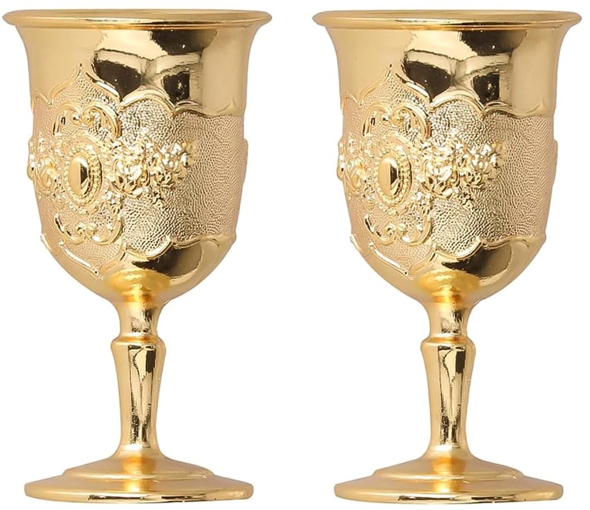 Dailygoods - Set van 2 Vintage Kelkbeker voor Diverse Gelegenheden