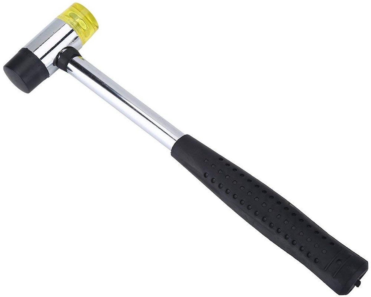 Dailygoods - Dailygoody - Zachte Hamer - Rubberen Hamer - Duurzaam en Ergonomisch - Zwart - Gitaar Gereedschap - Perfect voor Muzikanten en Thuisgebruik