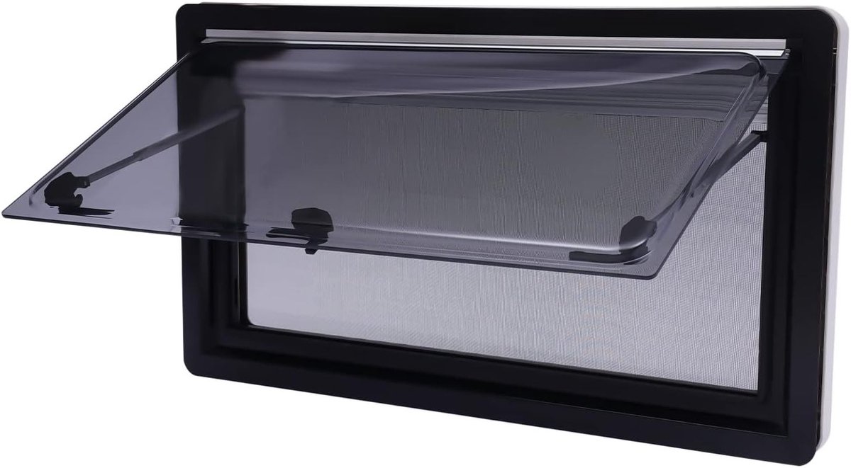 Zijraam voor Caravan 900 x 500 mm, Vervangbaar Ventilatievenster voor Motorhome en Camper, Ideaal voor Verbeterde Ventilatie en Lichtinval