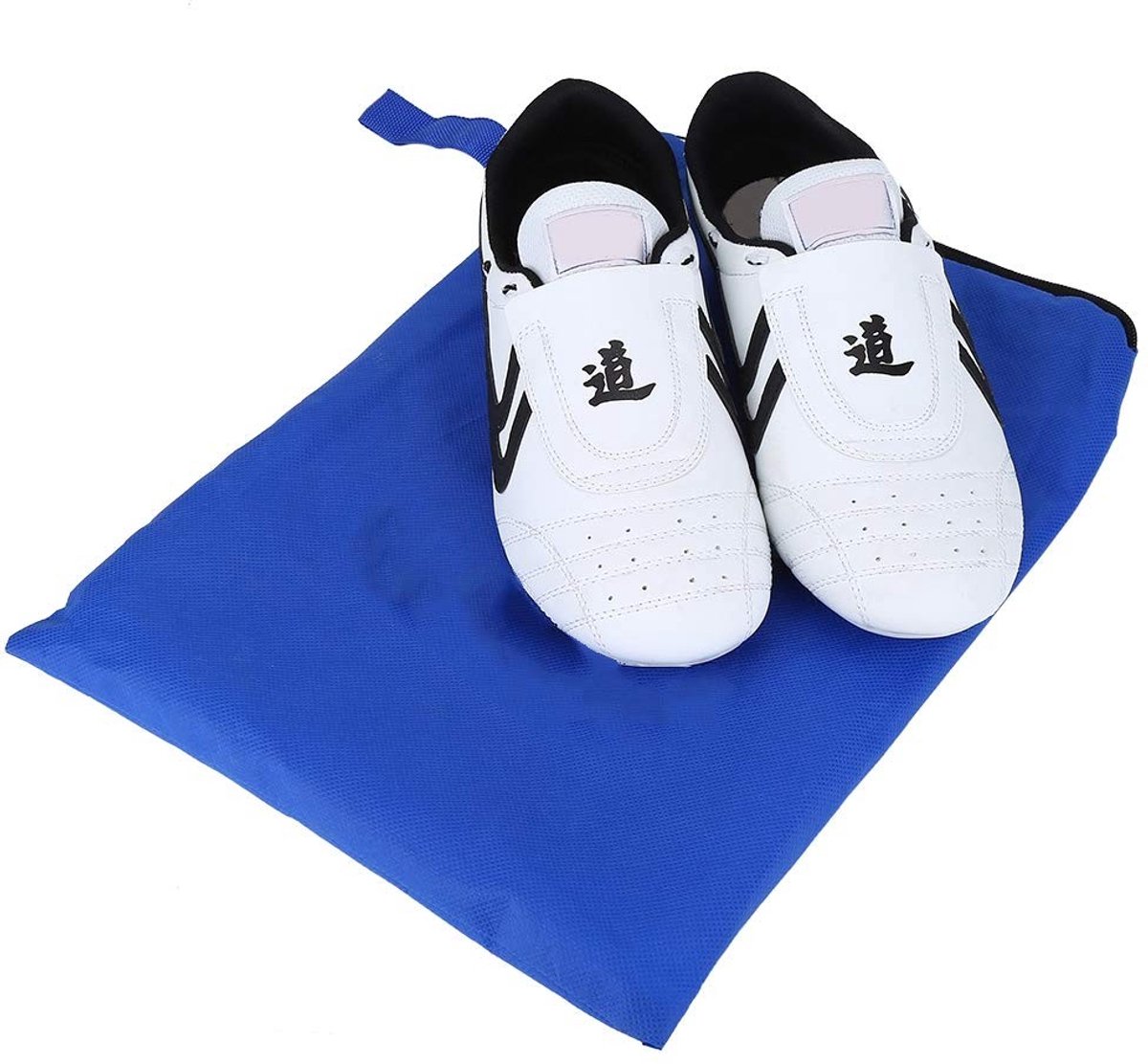 Dailygoody - Taekwondo schoenen - Vechtsport sneakers - Lichtgewicht en ademend - Wit - Geschikt voor mannen en vrouwen - Inclusief opbergtas