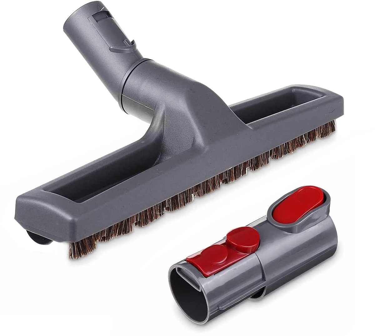Dailygoody - Harde Vloer Borstelkop - Voor Dyson V6 V7 V8 V10 V11 - Draaibaar Design - Harde Vloeren - Hoge Pick-up Capaciteit - Kunststof - Geschikt ...