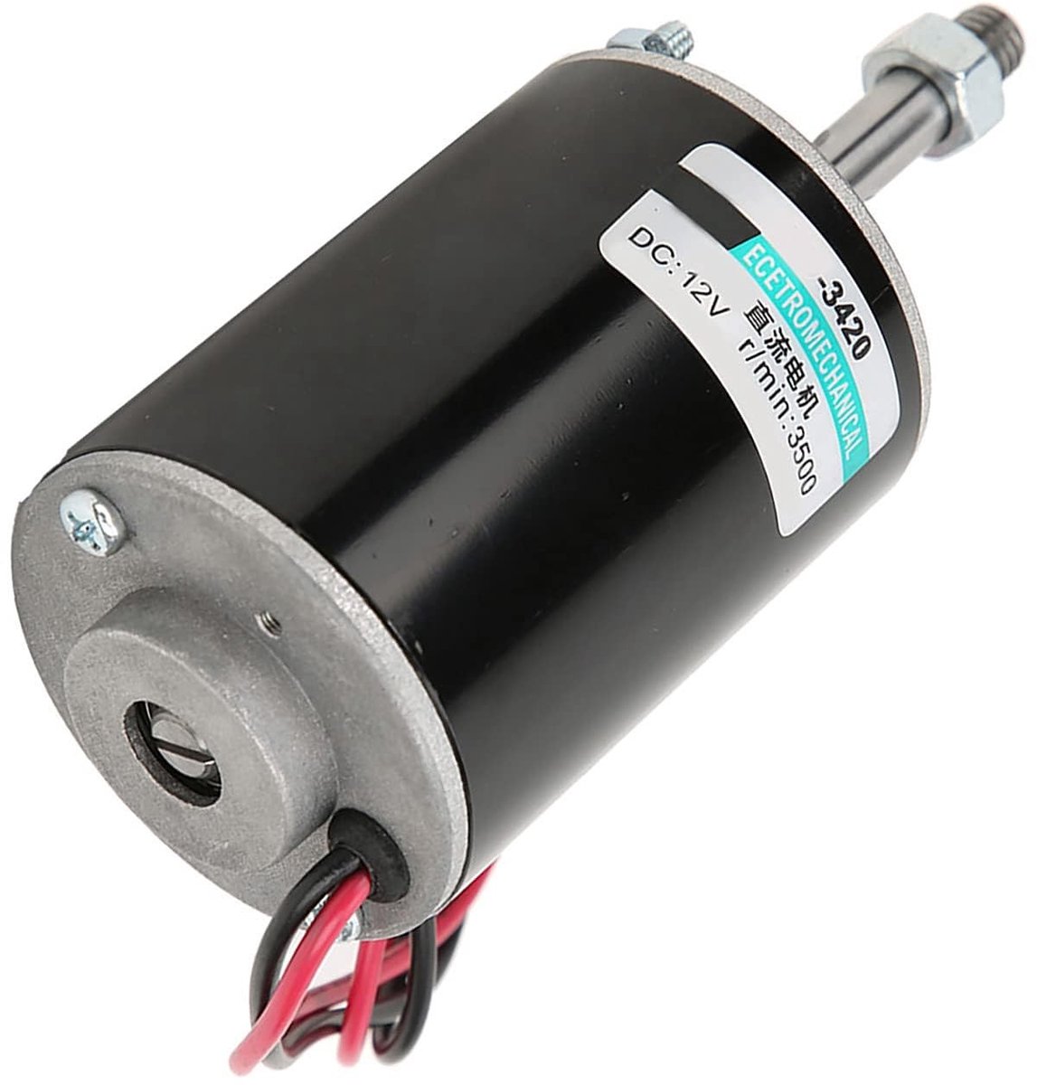 Dailygoody - Elektrische Motor - 12V DC Motor voor DIY Generator - Hoogwaardige kwaliteit - Veelzijdige toepassingen - Efficiënt en betrouwbaar - Gesc.