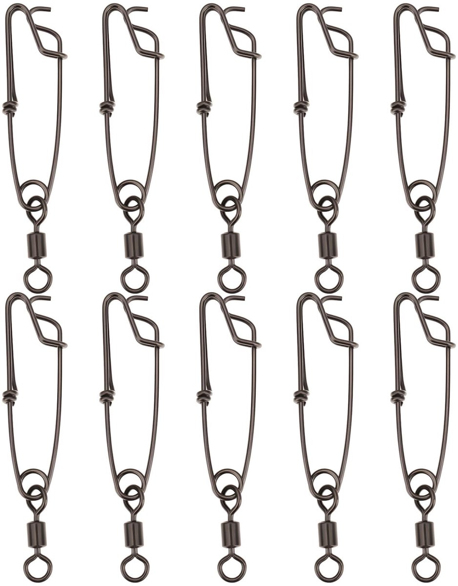 Dailygoody - Heavy Duty Vissershaak - 10 Stuks - Perfect voor lange lijn vissen - Geschikt voor haaien en tonijn - Stevige constructie - Geschikt voor...