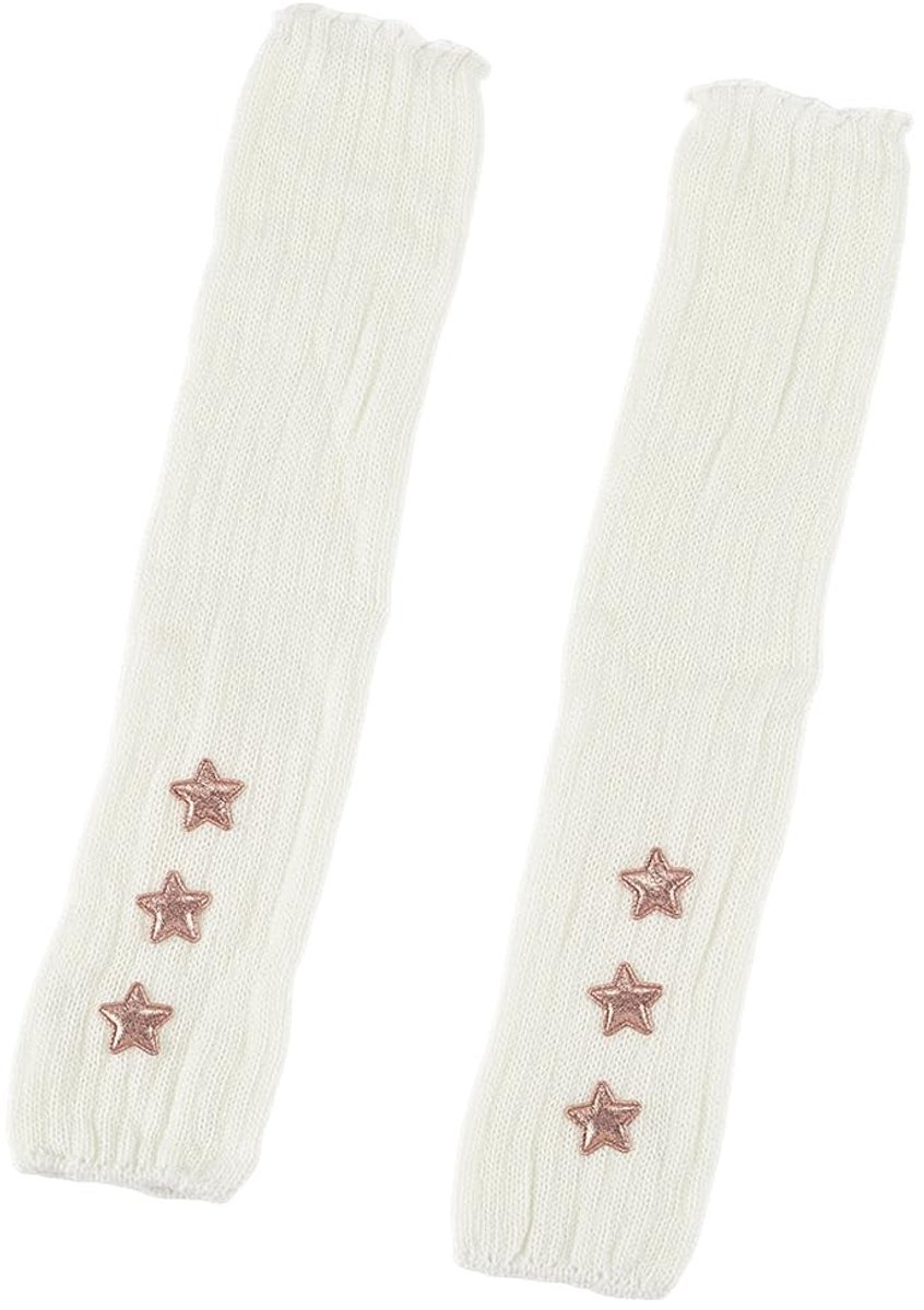 Dailygoody - Armwarmers - Vingerloze Wanten - Comfortabel en stijlvol - Wit - Gebreide handschoenen - Perfect voor cosplay en dagelijks gebruik - Voor