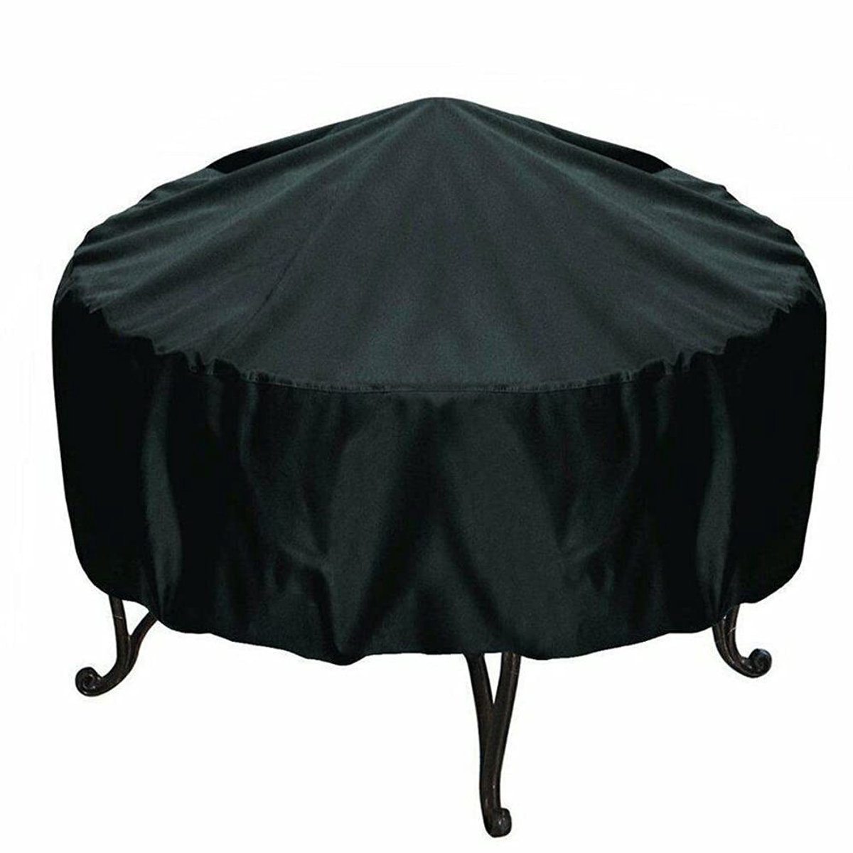 Dailygoody - Solidchoice - Dailygoody - Tuinhaard Cover - Waterdicht - Bescherming tegen stof en wind - Ronde 34 inch - Weerbestendig voor buitengebruik - Zwart