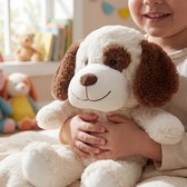 Hond Knuffel 45 cm - Zachte Pluche Honden Knuffel voor Kinderen - Grote Dierenknuffel - Cadeau knuffeldier - Teddybeer