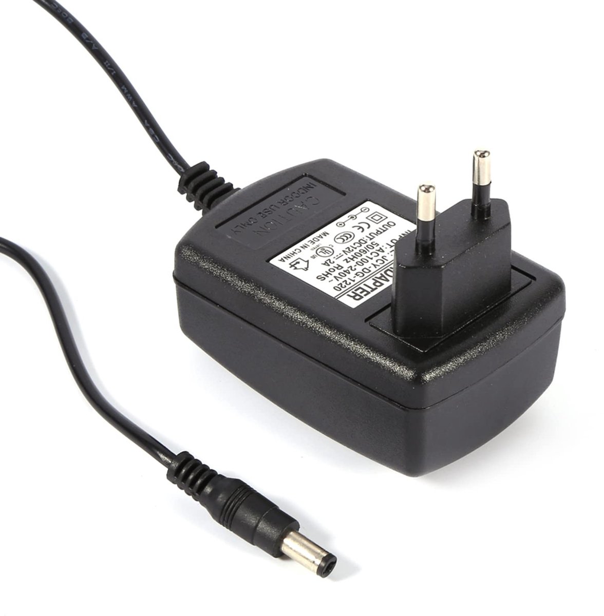 Dailygoods - DC 12 Volt Voeding Adapter voor LED Lichtstrips en Apparaten