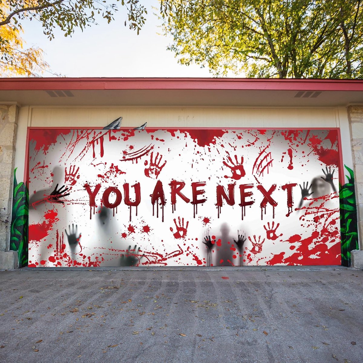 Dailygoods - Halloween Garagedeur Banner voor Feestdecoraties